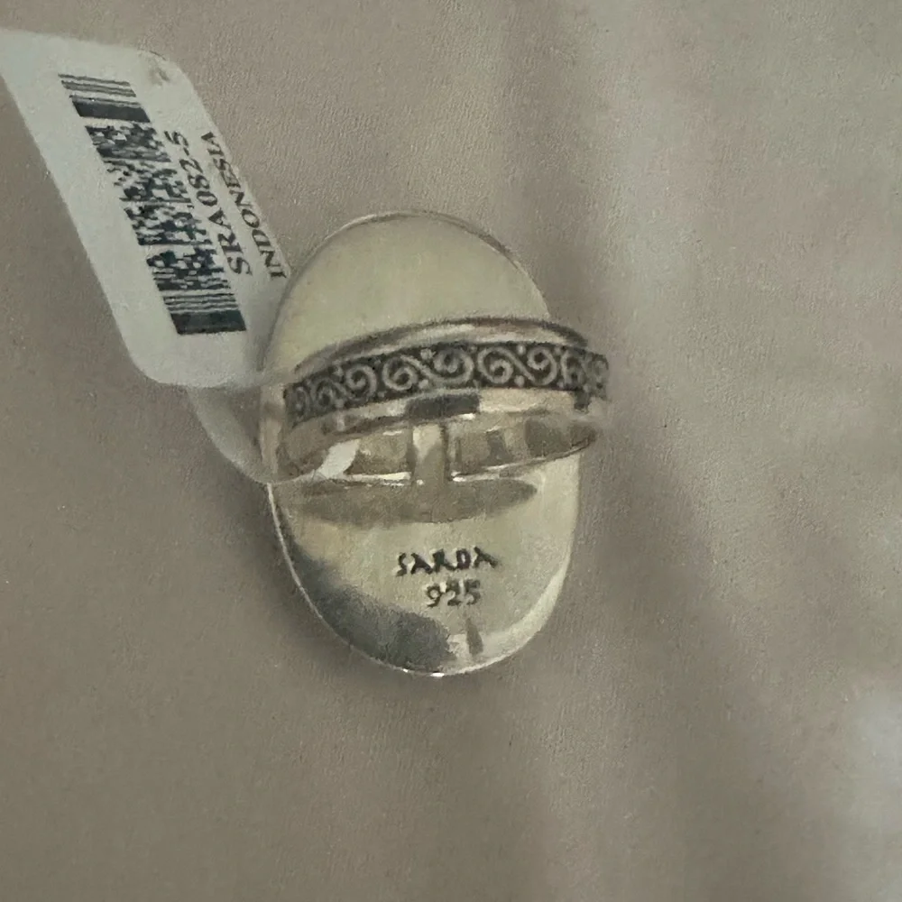 JTV Elegant Silver Filigree Ring size 5